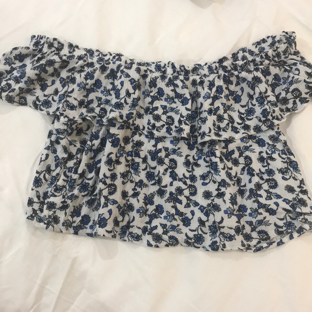 Floral crop top